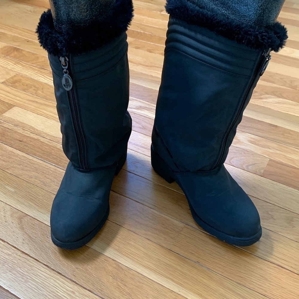 Boston Accent “Windchill” Weather Resistant Faux Fur Non-skid Boots